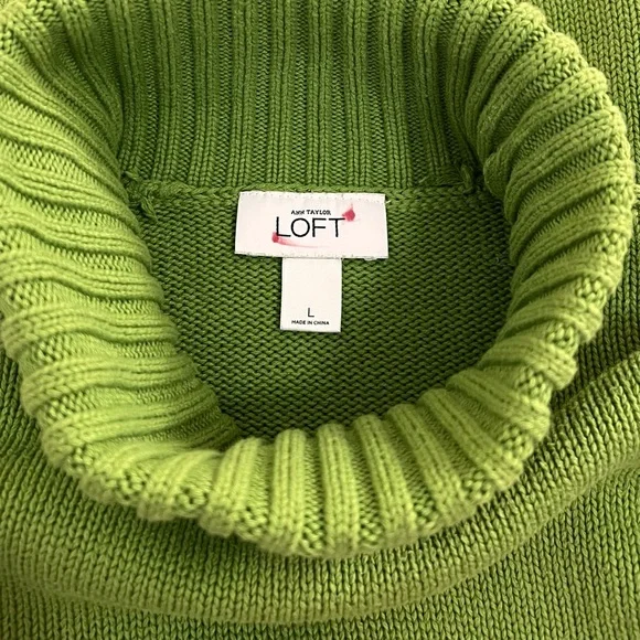 Ann Taylor Loft Cotton Turtleneck - Picture 6 of 7